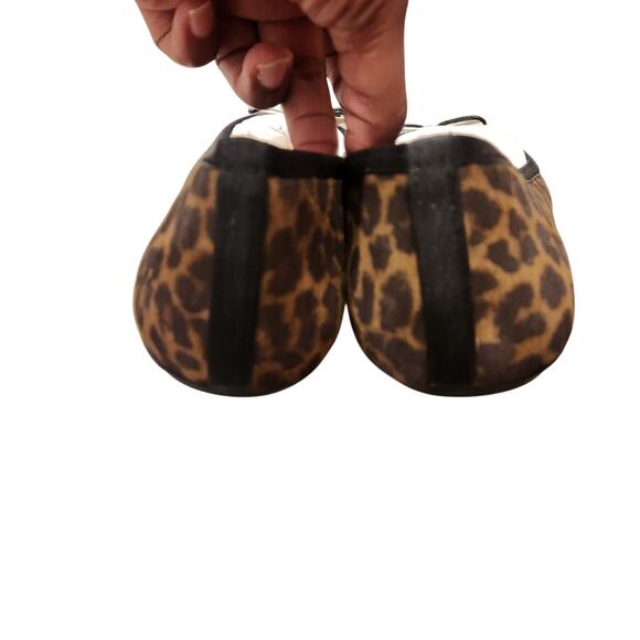 Veronica Beard Beatrix leopard print suede ballet flats size 9.5 - Picture 3 of 6
